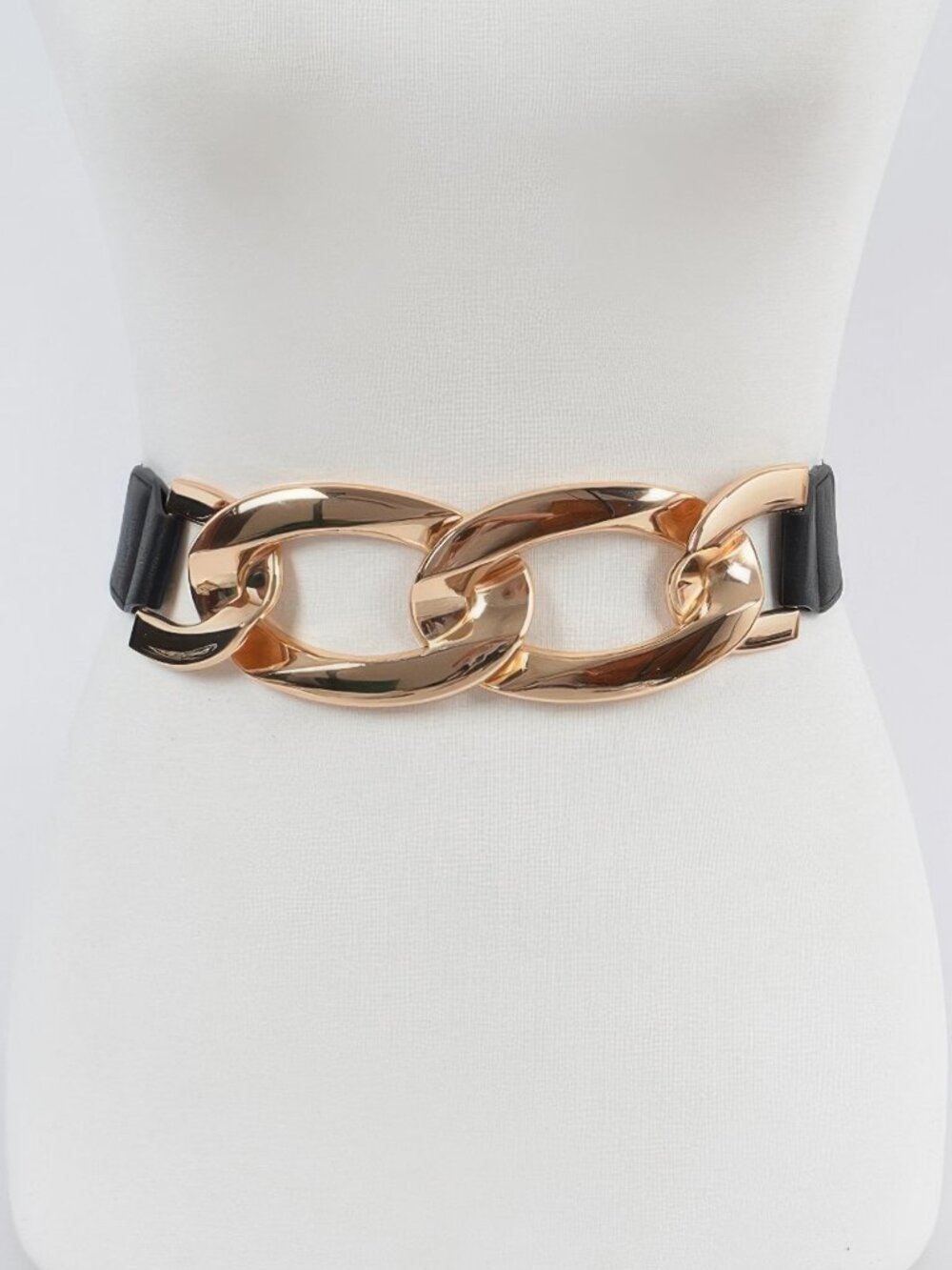 Oversized Chain Plus Size Elastic Belt